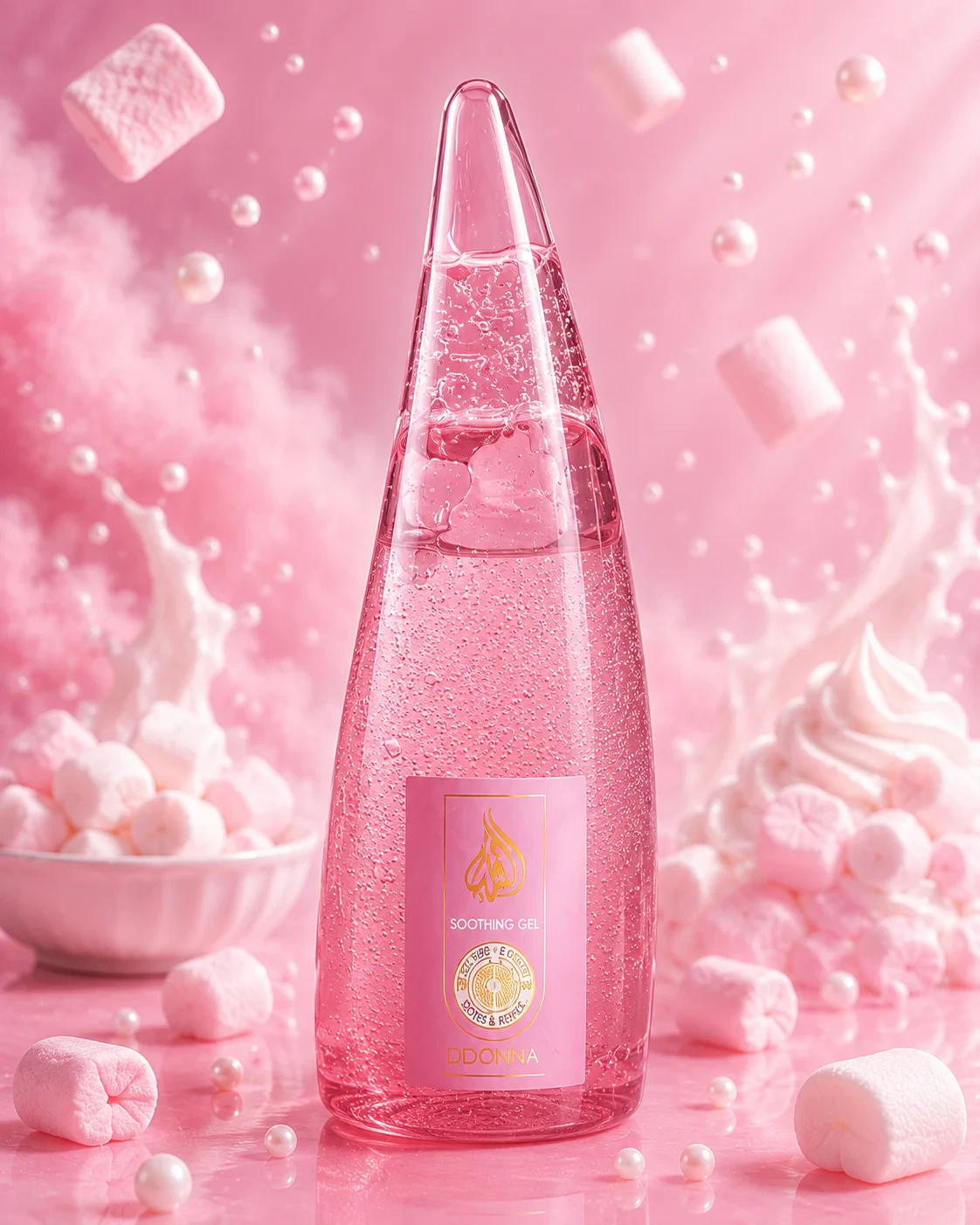 🍬 Gel Hydratant Marshmallow D’Donna Dubai XXL – 260 ml – photo 3